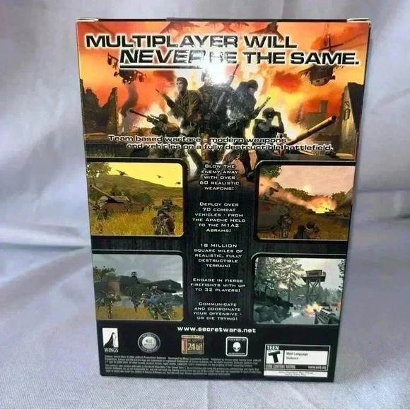 NEW Rare Soldner Secret Wars PC Game - Medium Box 28016 - FACTORY SEALED - Picture 5 of 9